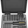 Enhance your toolkit with the Wheeler 65-Piece Hex/TORX Screwdriver Set, featuring a rubber grip handle, magnetized tips, and a custom hard-shell case for organization.
